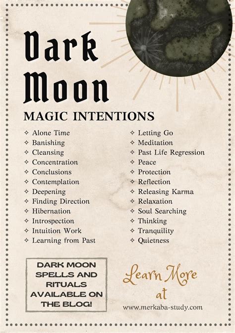 Enhancing Your Intuition with Dark Moon Magic